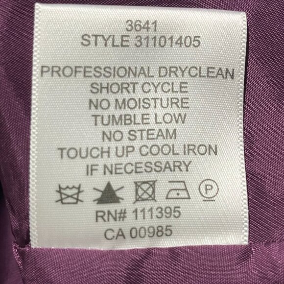 NEW Tory Burch 100% Silk Purple Corset Fitted Pencil Dress - Picture 13 of 14